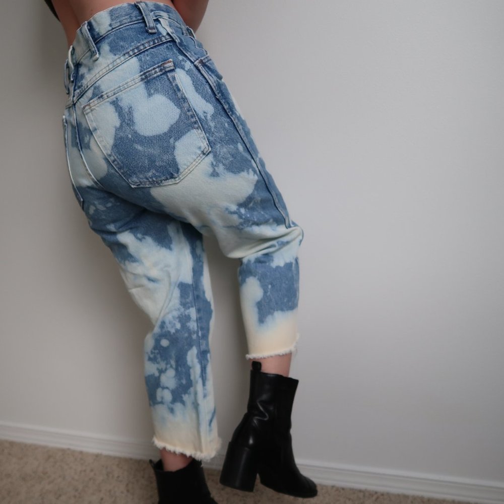 Vintage 90's bleach dye jeans - Picture 3 of 6